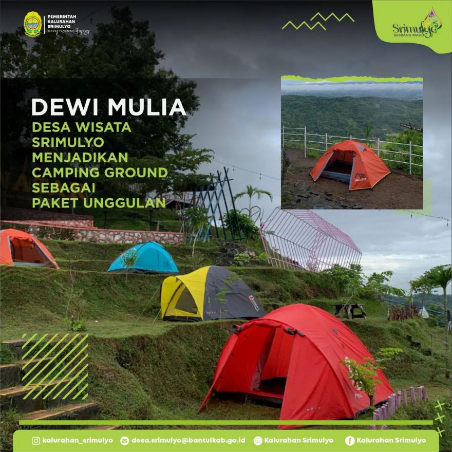 DEWI MULIA (Desa Wisata Srimulyo ) Jadikan Camping Ground sebagai Paket Unggulan