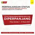 Perpanjangan Status Tanggap Darurat Bencana Covid-19 