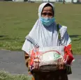Penyaluran Bantuan Beras PPKM Tahun 2021 Kalurahan Srimulyo