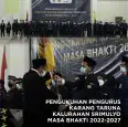 Pengukuhan Pengurus Karang Taruna Kalurahan Srimulyo Masa Bhakti 2022-2027