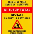 Pemberitahuan Penutupan Akses Jalan  Piyungan-Wonolelo