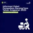 Informasi Paket Pengadaan Barang/Jasa Kalurahan Srimulyo Tahun Anggaran 2023