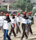 Sebanyak 75 Calon Paskibraka Kapanewon Piyungan Serius Ikuti Pelatihan Upacara HUT RI Ke-78