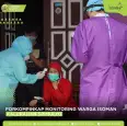 Forkompinkap bersama Satgas Covid-19 Kalurahan Srimulyo Monitoring Warga Isoman