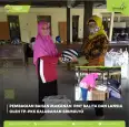 Pembagian PMT (Pemberian Makanan Tambahan) Balita dan Lansia oleh TP-PKK Kalurahan Srimulyo