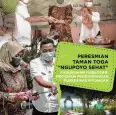 Peresmian Taman Toga Ngupoyo Sehat Padukuhan Ngelosari