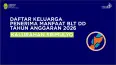Daftar Keluarga Penerima Manfaat BLT DD Tahun Anggaran 2026