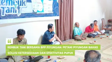 Rembuk Tani Bersama BPP Piyungan: Petani Piyungan Bahas Solusi Ketersediaan dan Efektivitas Pupuk