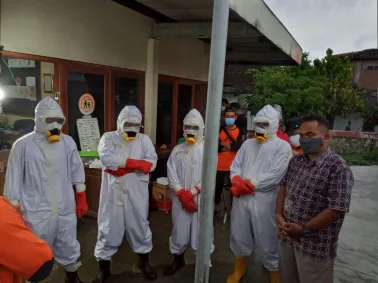 Giat Spraying Disinfektan FPRB Srimulyo