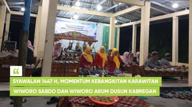 Syawalan 1447 H, Momentum Kebangkitan Karawitan Wiworo Sabdo dan Wiworo Arum Dusun Kabregan
