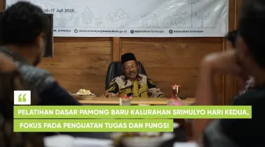 Pelatihan Dasar Pamong Baru Kalurahan Srimulyo Hari Kedua, Fokus pada Penguatan Tugas dan Fungsi