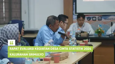 Rapat Evaluasi Kegiatan Desa Cinta Statistik 2024 