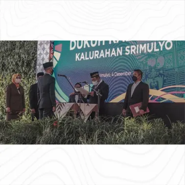 Pelantikan Dukuh Kabregan, BumKal Srimulyo, RT se-Kalurahan Srimulyo dan Pengelola Desa Wisata 