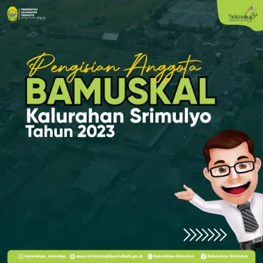 Informasi Pengisian Bamuskal Kalurahan Srimulyo Tahun 2023