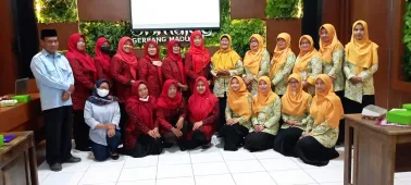 Ketua TP PKK Srimulyo Sambut Hangat Kunjungan TP PKK Trimulyo Jetis Bantul