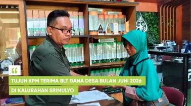 Tujuh KPM Terima BLT Dana Desa Bulan Juni 2026 di Kalurahan Srimulyo