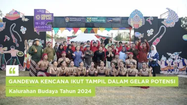 Gandewa Kencana Ikut Tampil dalam Gelar Potensi Kalurahan Budaya Tahun 2024