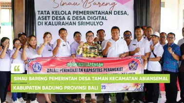 Kunjungan Pemerintah Desa Taman Bali : Jajaki Pengelolaan Desa Digital Berkelanjutan