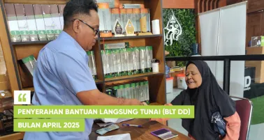 Penyaluran BLT DD Bulan April Tahun 2025