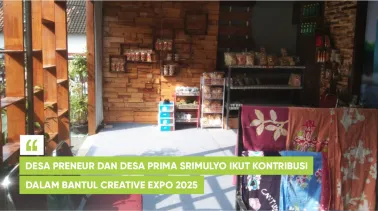 Desa Preneur dan Desa Prima Srimulyo Ikut Kontribusi dalam Bantul Creative Expo 2025 