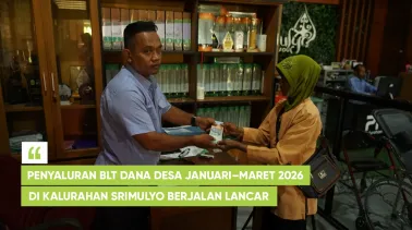 Penyaluran BLT Dana Desa Januari–Maret 2026 di Kalurahan Srimulyo Berjalan Lancar