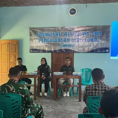 Sosialisasi Restoking dan Pengawasan Ikan Lokal di Kebon Pring Srimulyo