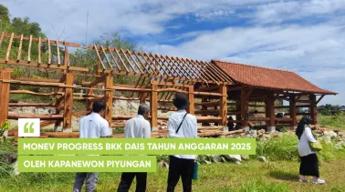 Monev Progress BKK Dais Tahun Anggaran 2025 oleh Kapanewon Piyungan