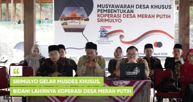 Srimulyo Gelar Musdes Khusus, Bidani Lahirnya Koperasi Desa Merah Putih