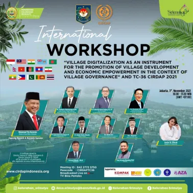 Workshop Internasional TC-36 CIRDAP 