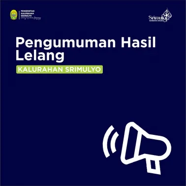 Pengumuman Hasil Kegiatan Pengadaan Melalui Lelang