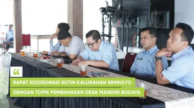 Rapat Koordinasi Rutin Kalurahan Srimulyo Bahas Desa Mandiri Budaya