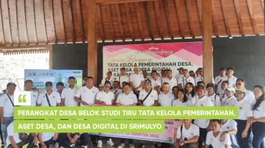 Perangkat Desa Belok Studi Tiru Tata Kelola Pemerintahan, Aset Desa, dan Desa Digital di Srimulyo