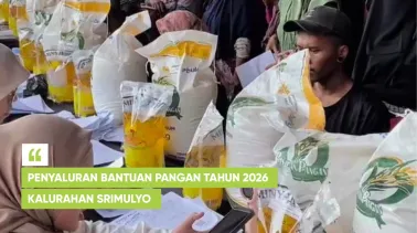 Penyaluran Bantuan Pangan Tahun 2026 Kalurahan Srimulyo