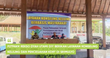 P2TPAKK Rekso Dyah Utami DIY Berikan Layanan Konseling Keliling dan Pencegahan KDRT di Srimulyo