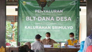 Penyaluran BLT-DD Tahun 2022 oleh Pemerintah Kalurahan Srimulyo 