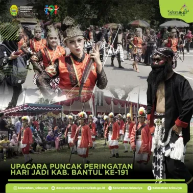 Kalurahan Srimulyo Ikuti Upacara Puncak Peringatan Hari Jadi Kab. Bantul Ke-191