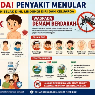Mengenal Dua Penyakit Menular Musiman: Campak dan Demam Berdarah (DBD)