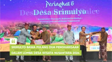 Srimulyo Bawa Pulang Dua Penghargaan dalam Lomba Desa Wisata Nusantara Tahun 2024