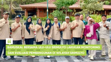 Bamuskal bersama Ulu-Ulu Srimulyo Lakukan Monitoring dan Evaluasi Pembangunan di Wilayah Srimulyo