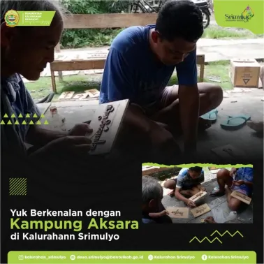 Yuk, Berkenalan dengan Kampung Aksara di Kalurahan Srimulyo