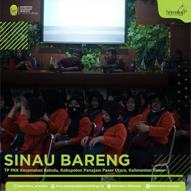 Pemerintah Kalurahan Srimulyo Terima Kunjungan dari PKK Kecamatan Babulu,Panajam Paser Utara,Kaltim