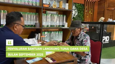 Penyaluran BLT DD Bulan September 2025