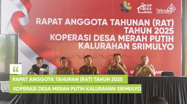 Rapat Anggota Tahunan (RAT) Tahun 2025 Koperasi Desa Merah Putih Kalurahan Srimulyo