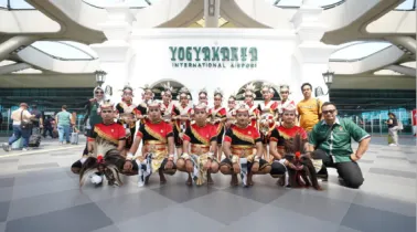Pentas Seni Desa Budaya DIY di Bandara YIA 2024 Kalurahan Budaya Srimulyo Piyungan