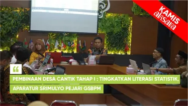 [Kamis Aksara] Pembinaan Desa Cantik Tahap I : Tingkatkan Literasi Statistik, Simulyo Pelajari GSBPM