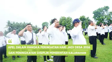 Apel dalam Rangka Peringatan Hari Jadi Desa 2026 dan Peningkatan Disiplin Pemerintah Kalurahan