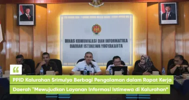 PPID Kalurahan Srimulyo Berbagi Pengalaman dalam Rakerda KID DIY