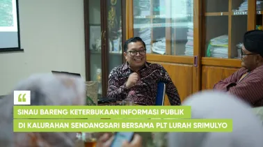 Sinau Bareng Keterbukaan Informasi Publik di Kalurahan Sendangsari Bersama PLT Lurah Srimulyo