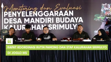 Rakor Rutin Pamong dan Staf Kalurahan Srimulyo 