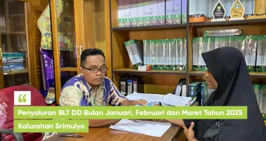 Penyaluran BLT DD Bulan Januari, Februari dan Maret Tahun 2025